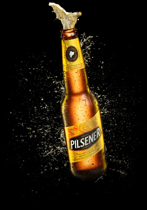 Cerveza Pilsener en botella